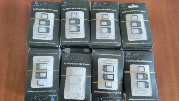 Переходник адаптер 4в1 Nano, Micro Sim
