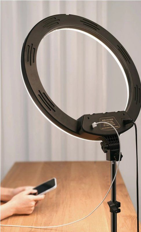 Кольцевая светодиодная Led лампа Ring Fill Light K18 45 см кольцевой свет 48 Вт